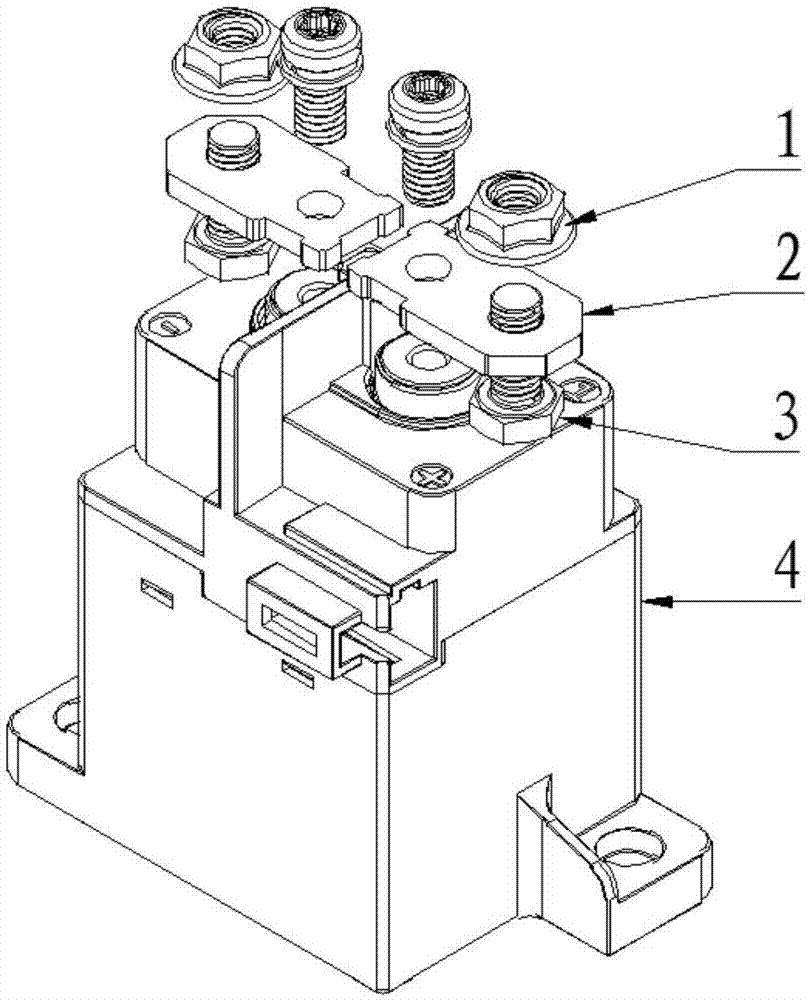 一种继电器负载安装螺栓限位结构的制作方法