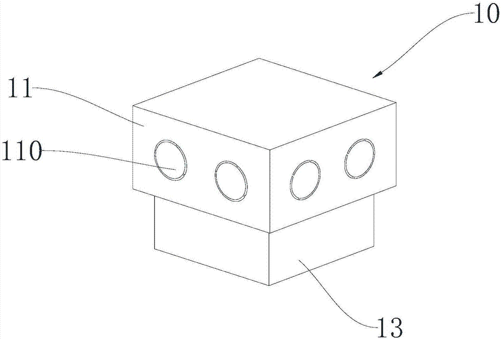 一种装配式建筑顶板灯具接线盒的制作方法