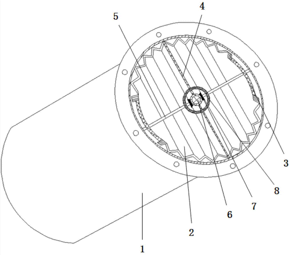 一种收拢式折扇结构通风口装置的制作方法