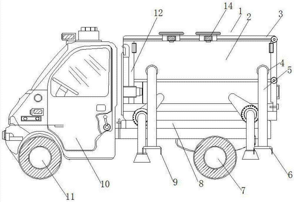 一种公路清扫车的制作方法
