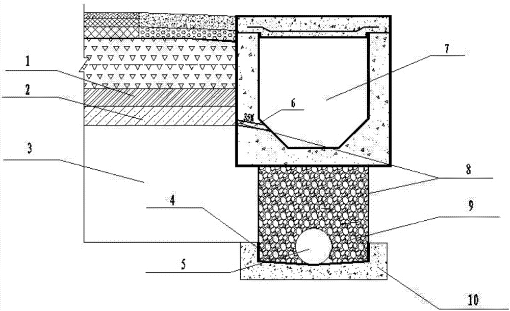 一种用于高速公路挖方段路基排水系统的制作方法