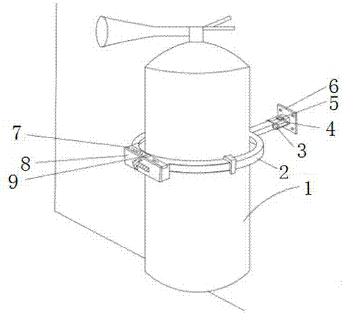 一种灭火器吊挂架的制作方法