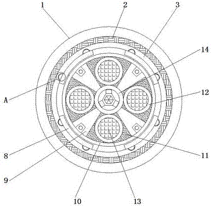 一种内部具有稳定结构的光缆电缆的制作方法