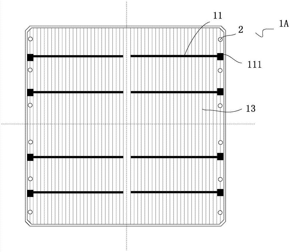 分片贯孔双面直连太阳能电池组件及制备方法与流程