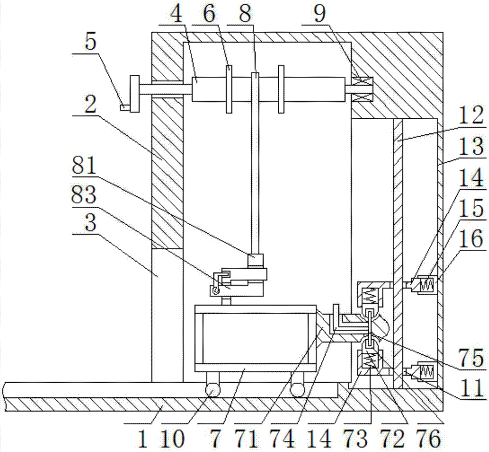 一种电子线路板生产用垂直中转装置的制作方法