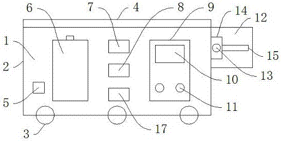 一种带收线功能的小家电移动座的制作方法