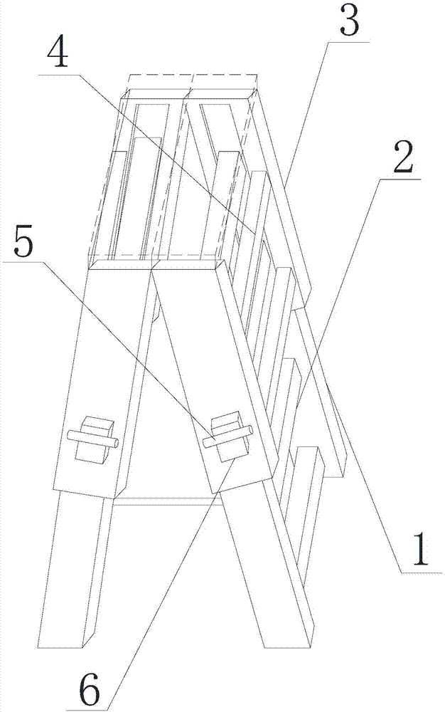 一种可伸缩折叠人字梯的制作方法