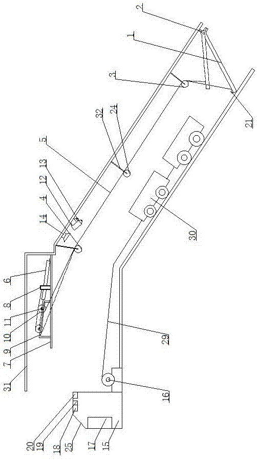 一种矿井用主提升直动式常闭挡车装置的制作方法