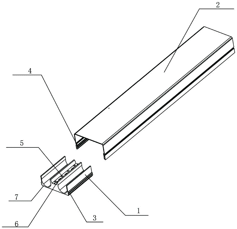一种管卡座外设有可移动滑盖的管卡组件的制作方法
