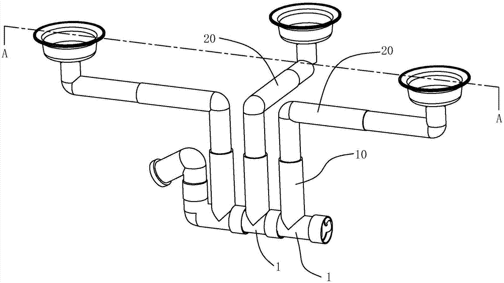 一种下水管连接结构的制作方法