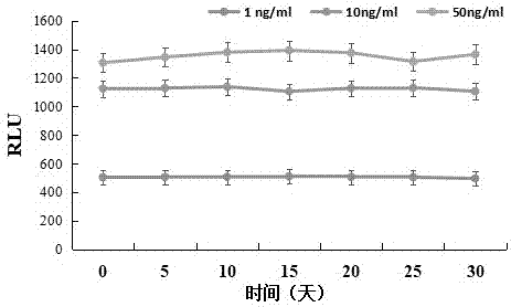 一种猫早孕的发光检测试剂的制备方法及应用与流程