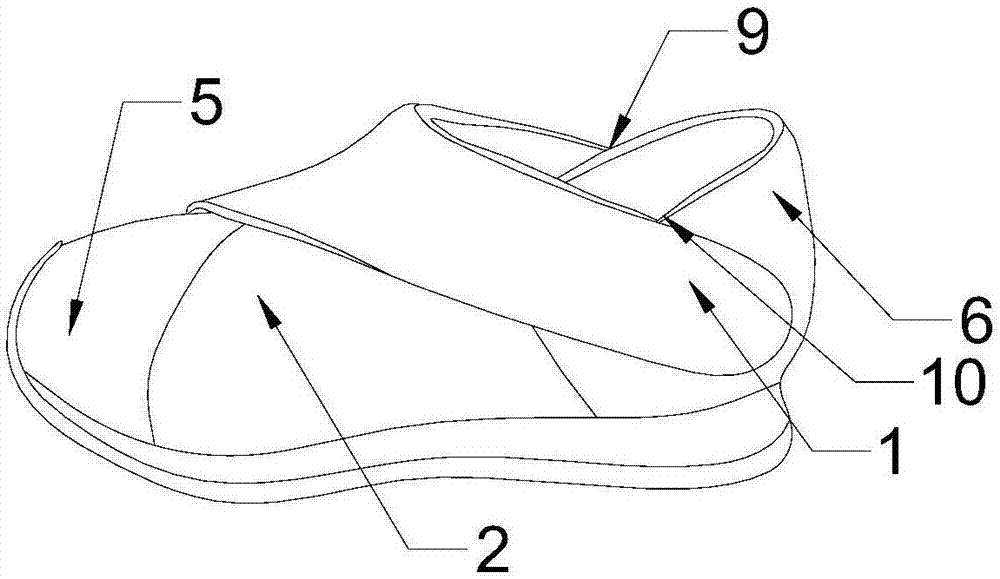 一种足托鞋的制作方法