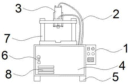 新型散热油压机的制作方法