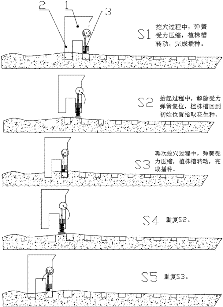 一种半自动花生播种设备的制作方法