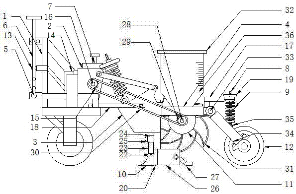 一种八行悬浮播种机的制作方法