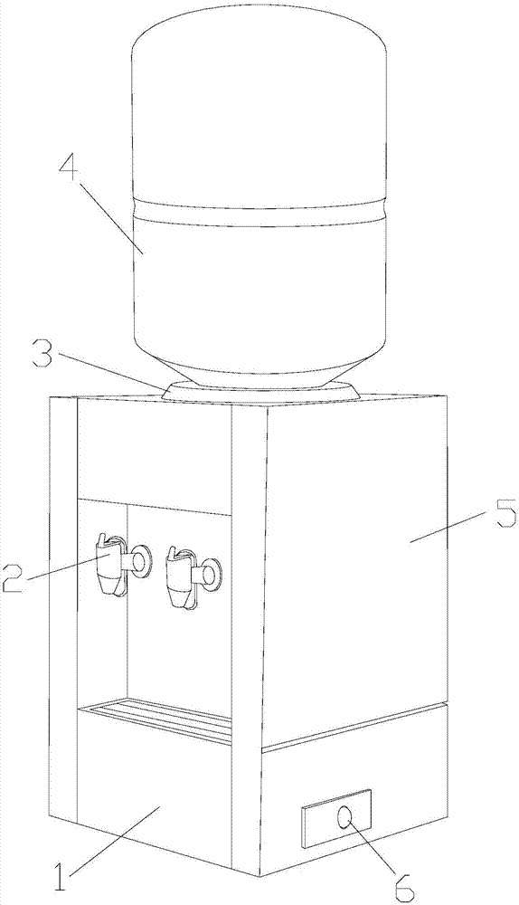 防溢流型饮水机的制作方法