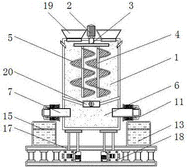 一种塑料加工用具有防静电功能分离装置的制作方法