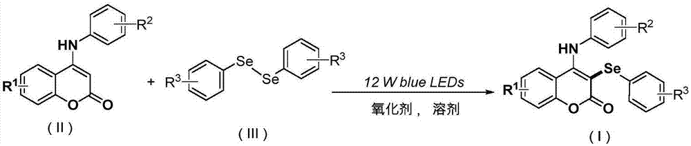 一种可见光促进C-3位芳硒基取代香豆素的合成方法与流程