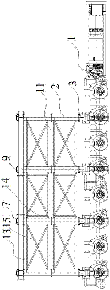 一种适应于SPMT车组的模块化支撑系统的制作方法