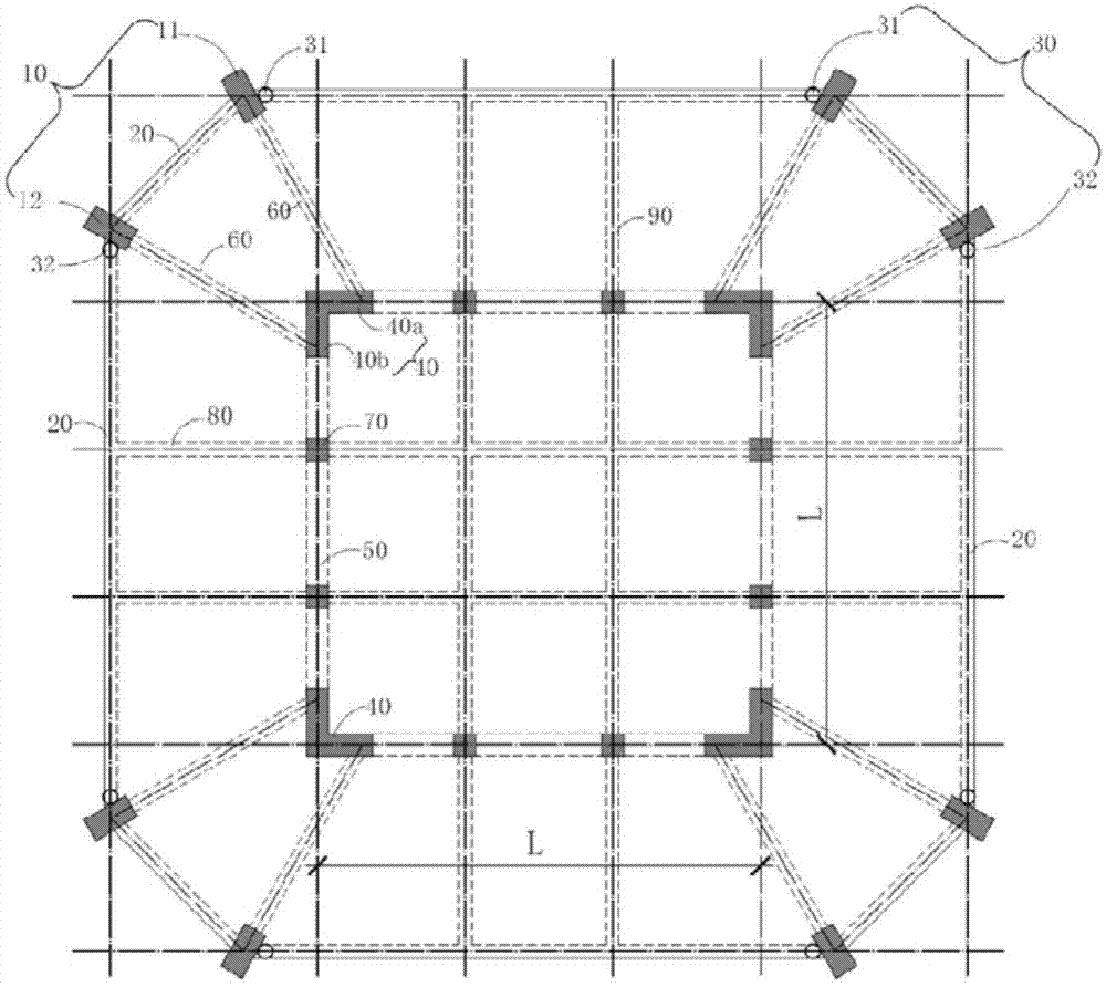 具有斜撑的强外框超高层建筑的制作方法