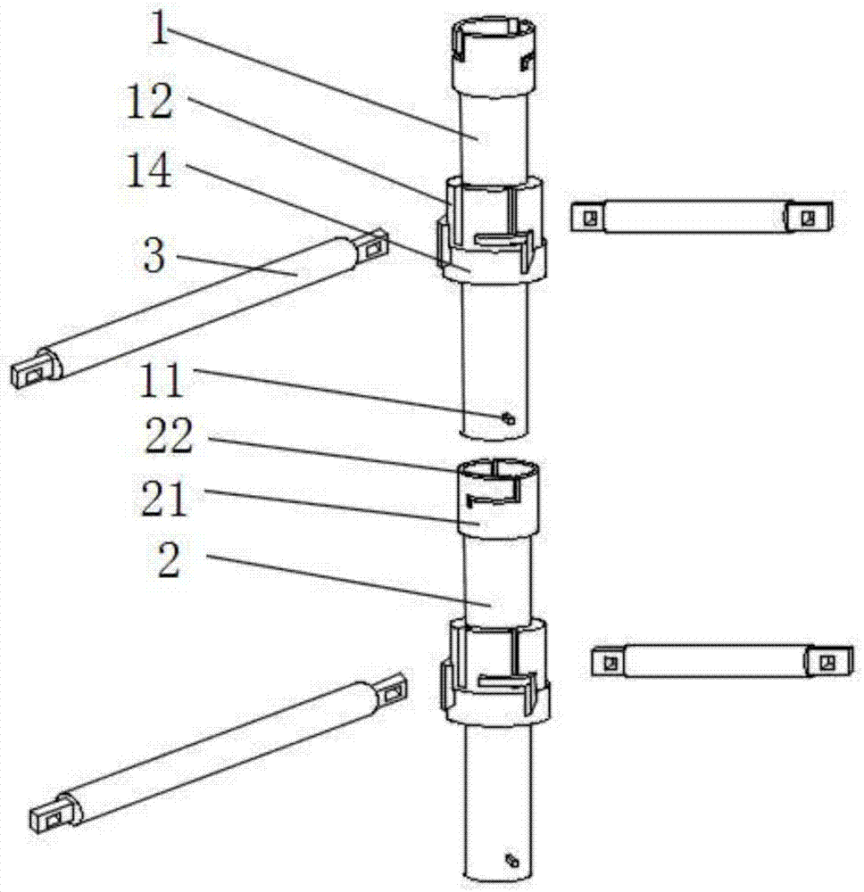 一种方便拆装脚手架支撑组件及安装方法与流程
