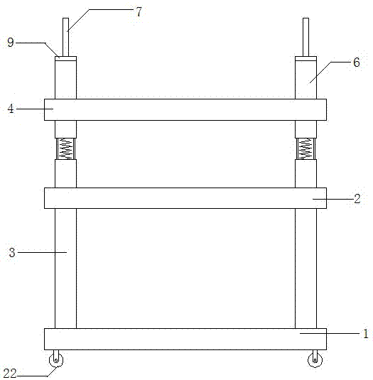 用于建声改造的升降脚手架的制作方法