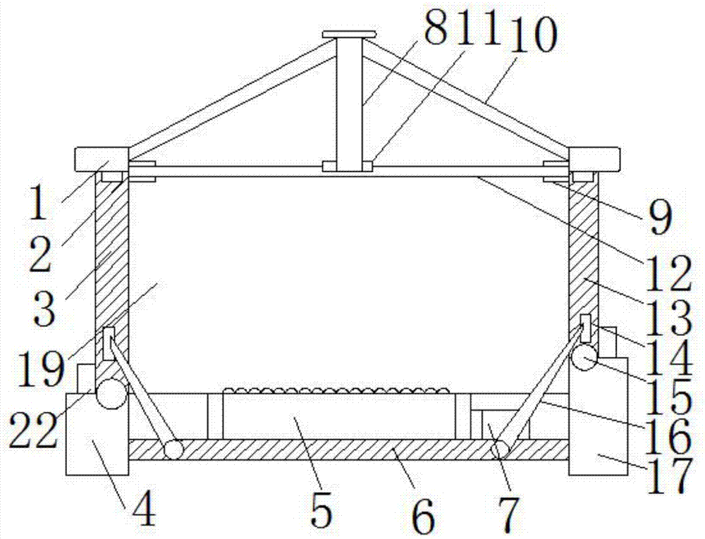 一种市政建设住宿棚的制作方法