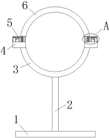 化工设备管道支撑架的制作方法
