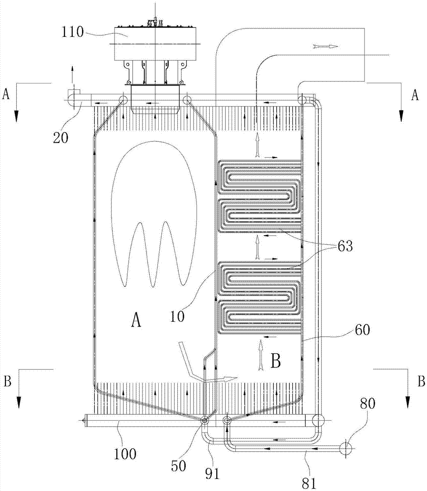 强制循环热水锅炉的制作方法