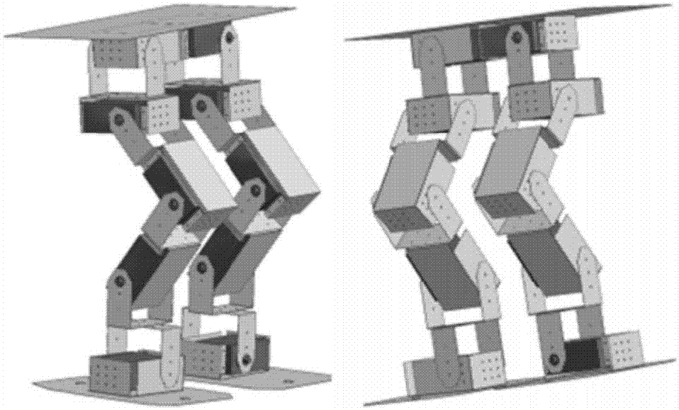 单腿多轴双足机器人运动学联合仿真方法与流程