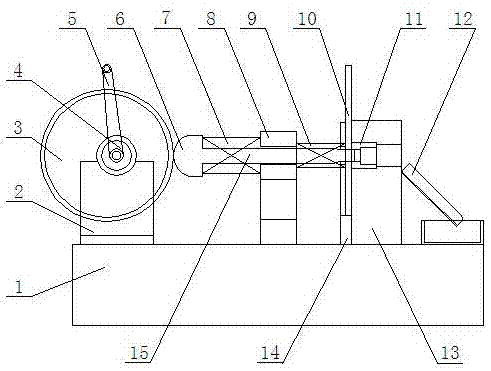 汽车导板垫板冲孔装置的制作方法