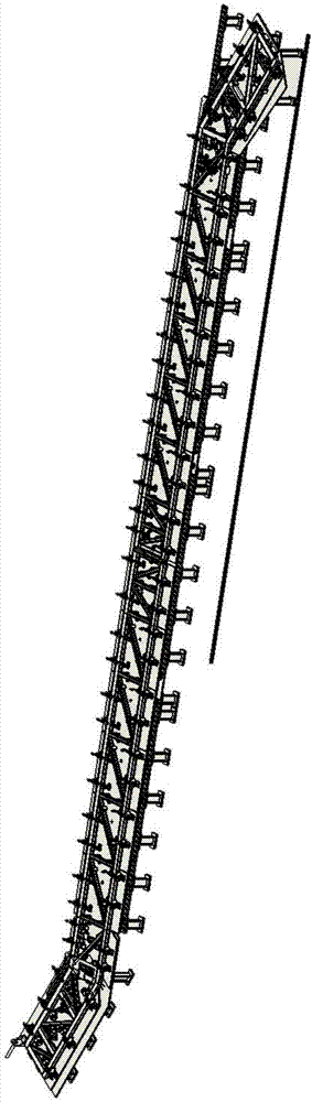 一种扶梯桁架单拼工装的制作方法