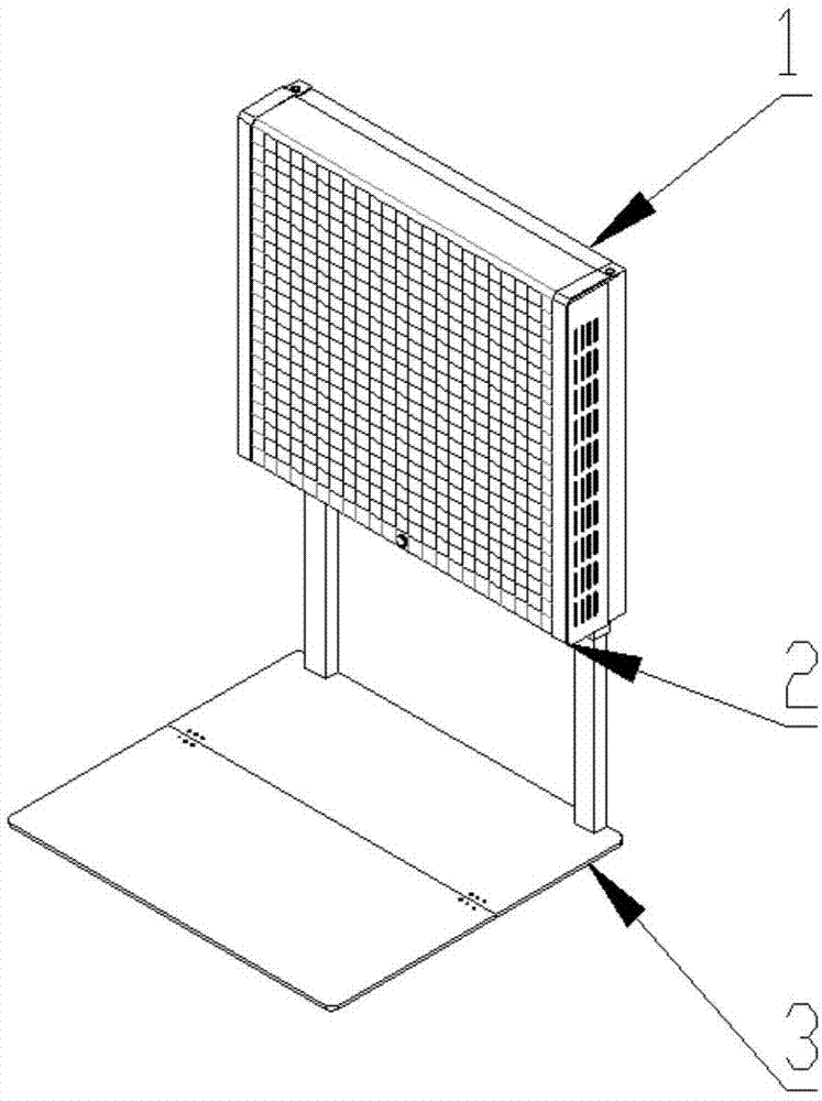 一种台式电脑主机配件壁挂式安装板的制作方法