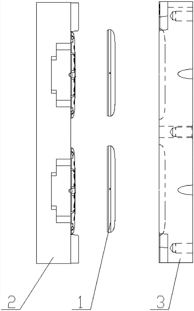 适用于无线充电器上盖的软胶层注塑模具的制作方法