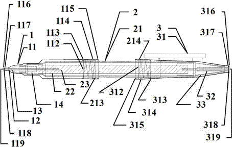 一种笔头可伸缩的长使用寿命记号笔的制作方法