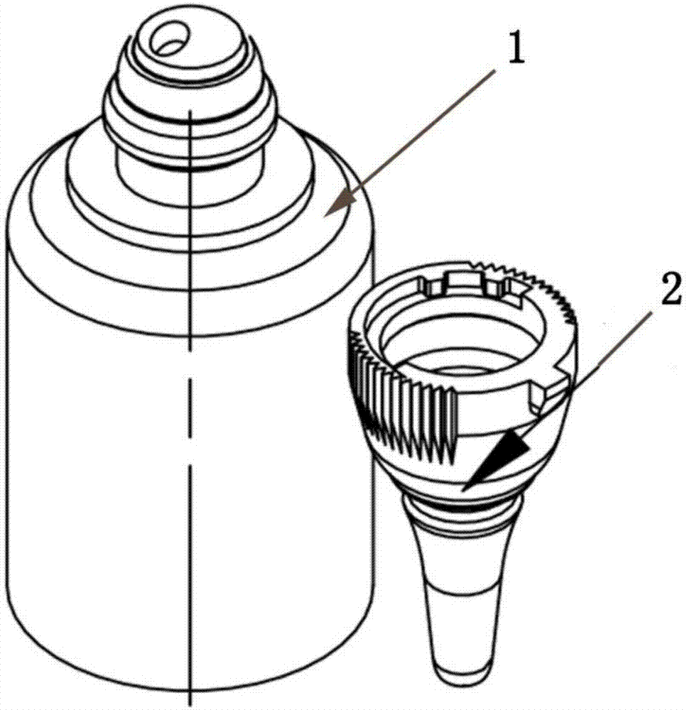 一种控流尖嘴容器的制作方法