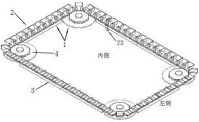 水平循环式磁悬浮传送带的制作方法