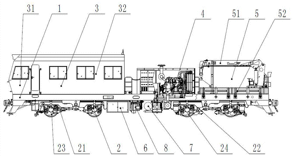 x技术 最新专利 铁路车辆辅助装置的制造及其改造技术 一种高速铁路