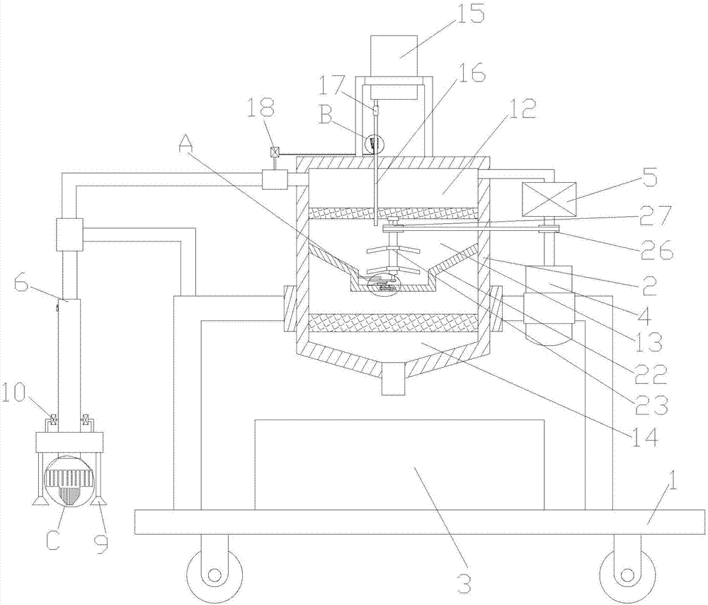 一种高效建筑积水净化回收系统的制作方法