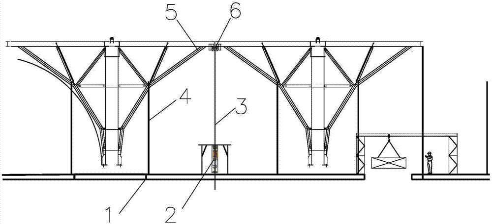高空大跨度吊顶施工装置的制作方法