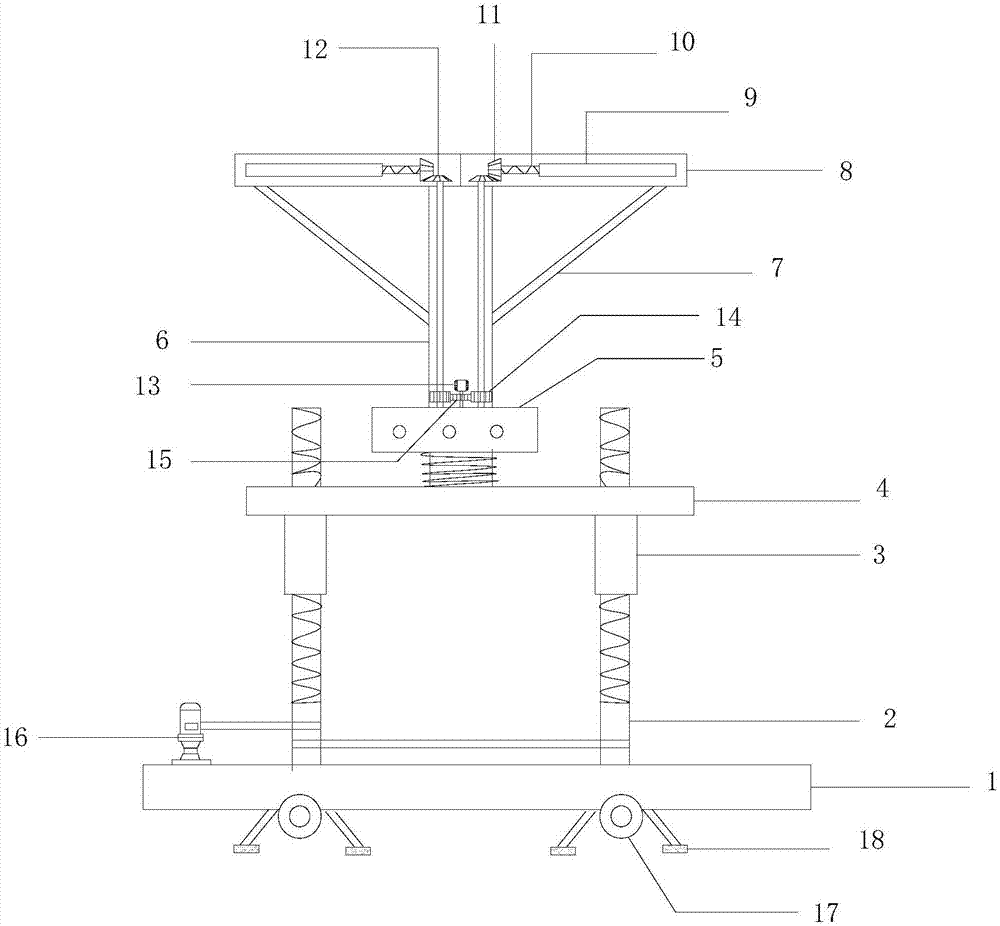 一种建筑施工用支撑架的制作方法