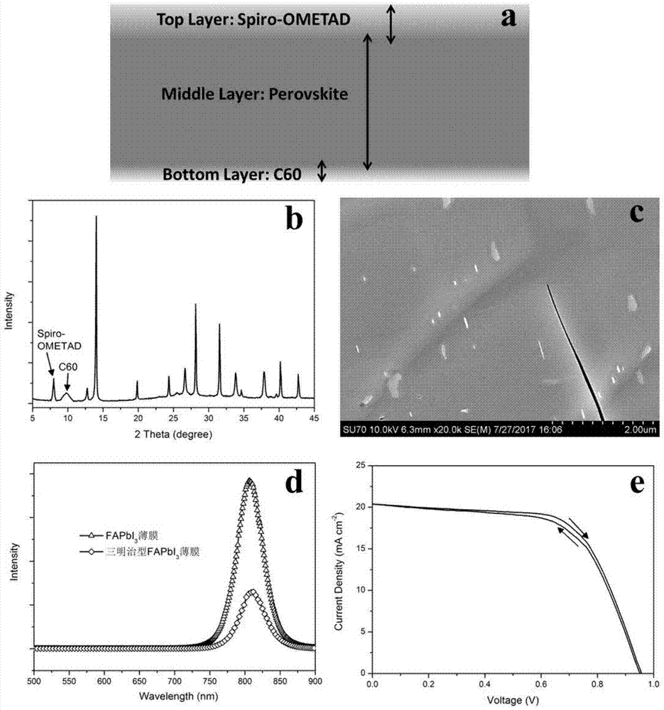 导电聚合物-卤化铅钙钛矿-导电聚合物三明治型光电薄膜的制备方法及其应用与流程