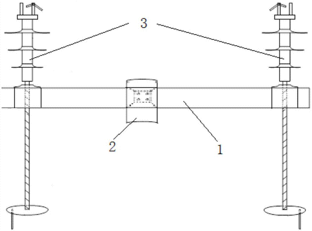耐雨雪的绝缘子及横担的更换装置及更换方法与流程