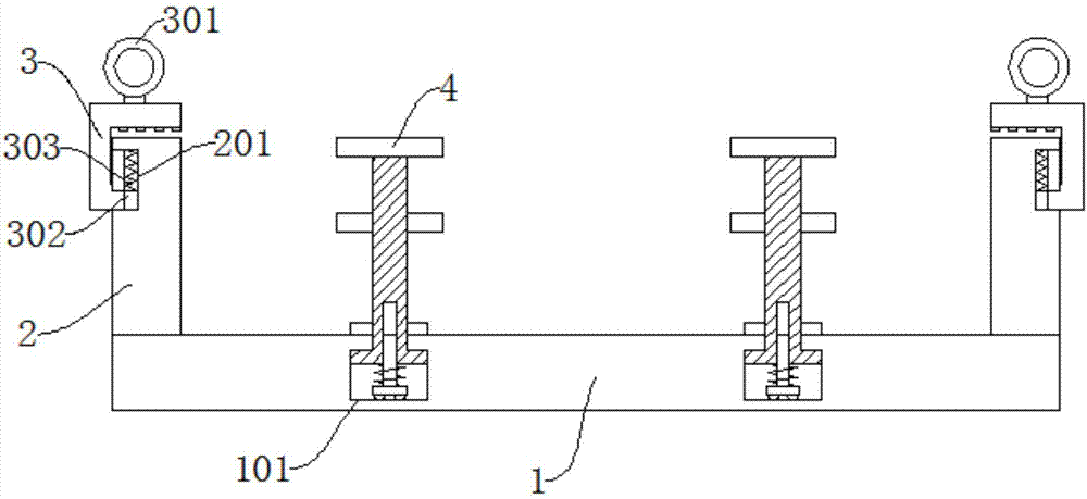 一种电路板插件用支撑平台的制作方法