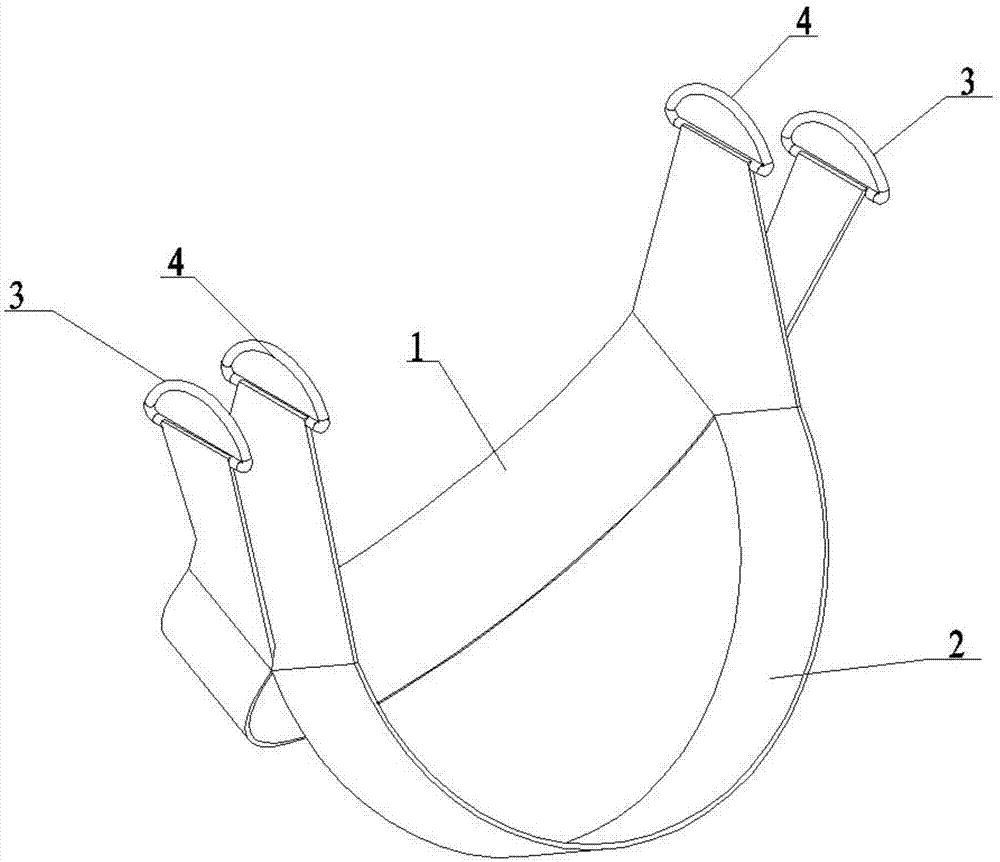 颈椎牵引枕颌吊带的制作方法