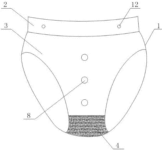 一种量子乳胶女士内裤的制作方法