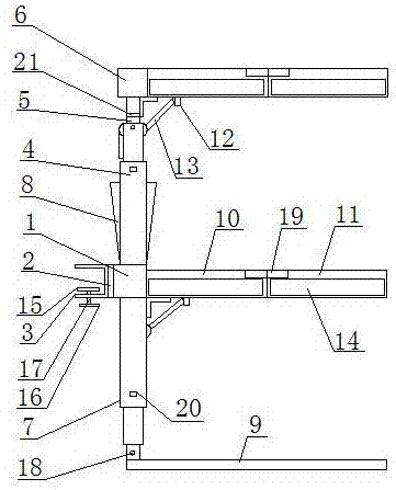 一种ICU病房用护理桌的制作方法