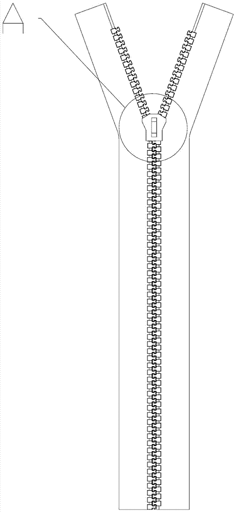 一种防爆开拉链的制作方法