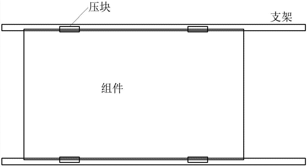 双面双玻光伏组件安装压块的制作方法