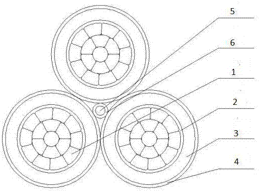 一种三芯架空绝缘电缆的制作方法